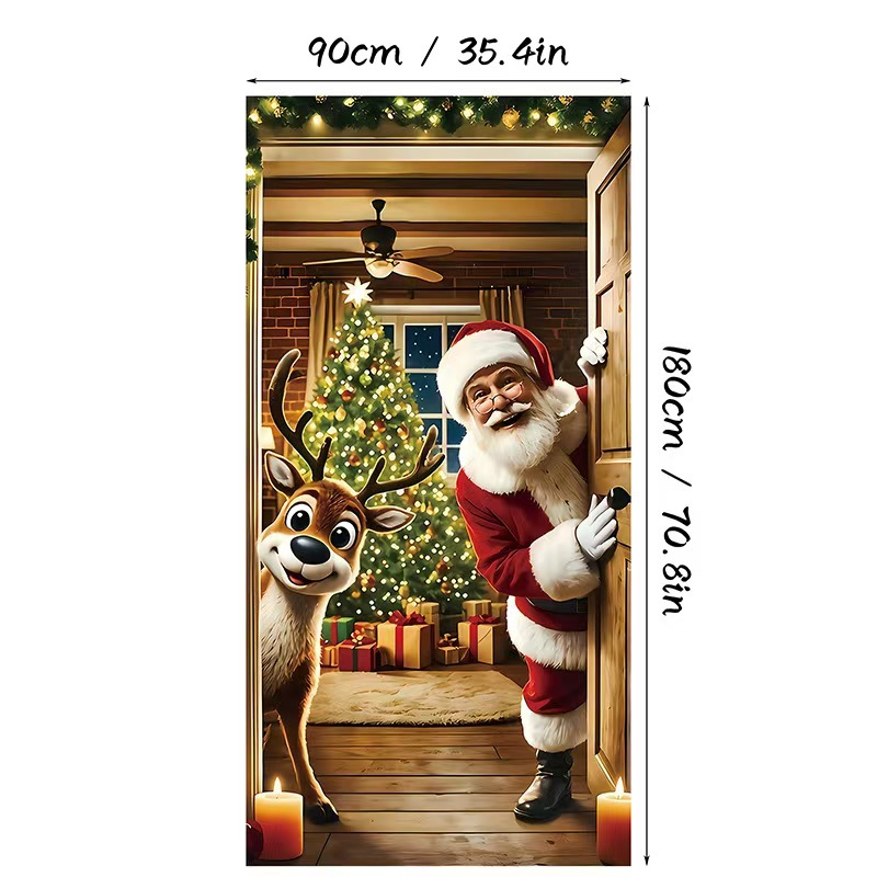 🔥Christmas Sale - Limited Time Offer 💥| Giant 90x180cm Decoration | Ultra-Realistic Christmas Banner