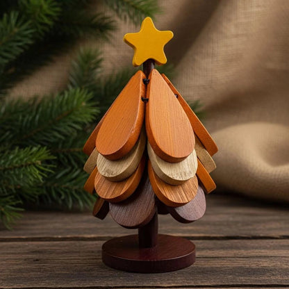 45% OFF Christmas Tree Wooden Heat Insulation Pad Set 🎄✨
