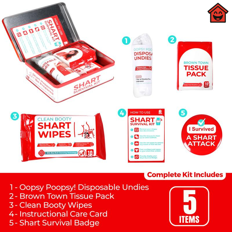 🔥Black Friday Limited-Time Offer:💥Original Shart Survival Kit Gag Gift🔥