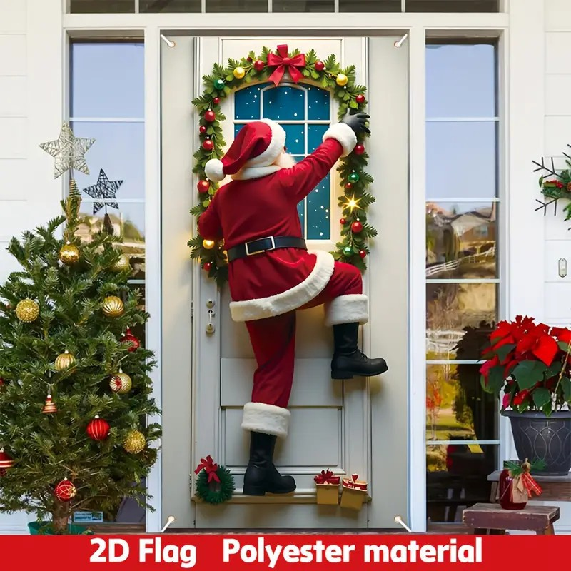 🔥Christmas Sale - Limited Time Offer 💥| Giant 90x180cm Decoration | Ultra-Realistic Christmas Banner