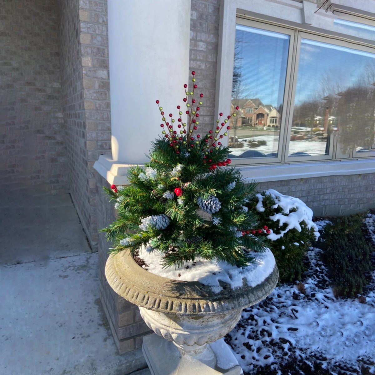 🎄Final Hours! 60% OFF✨ Pre-lit Christmas Tree Urn Filler — Instant Holiday Glow