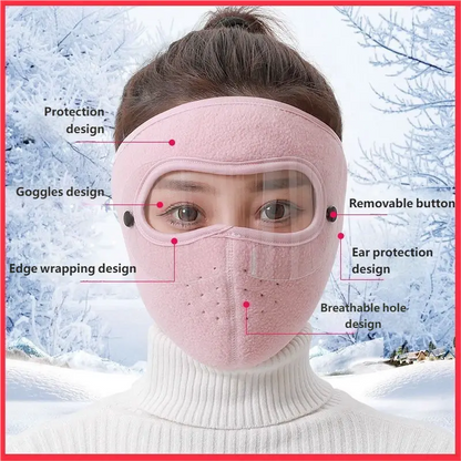 🔥❄️Winter Windproof Face Mask w/ Detachable Goggles — Zero Cold, Full Protection, Stay Warm in Style! 😎🧣