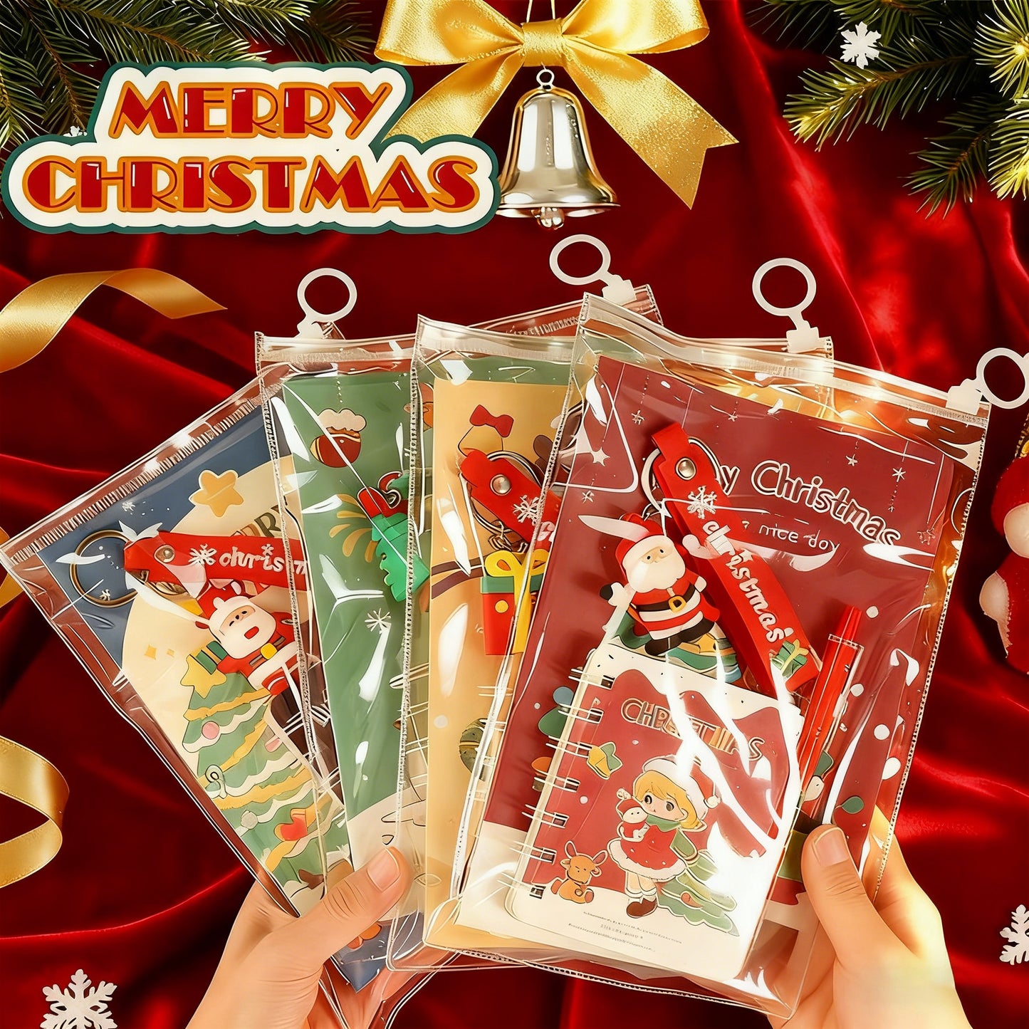 🖤💸It's currently on Black Friday for a limited time:Christmas-themed student stationery set