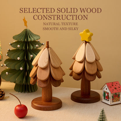 45% OFF Christmas Tree Wooden Heat Insulation Pad Set 🎄✨