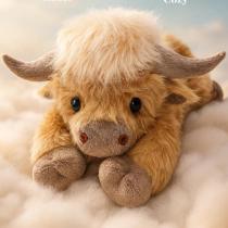 🧸Cute Cartoon weighted & heated Highland Cow