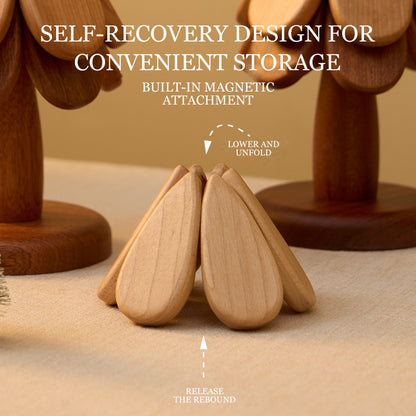 45% OFF Christmas Tree Wooden Heat Insulation Pad Set 🎄✨