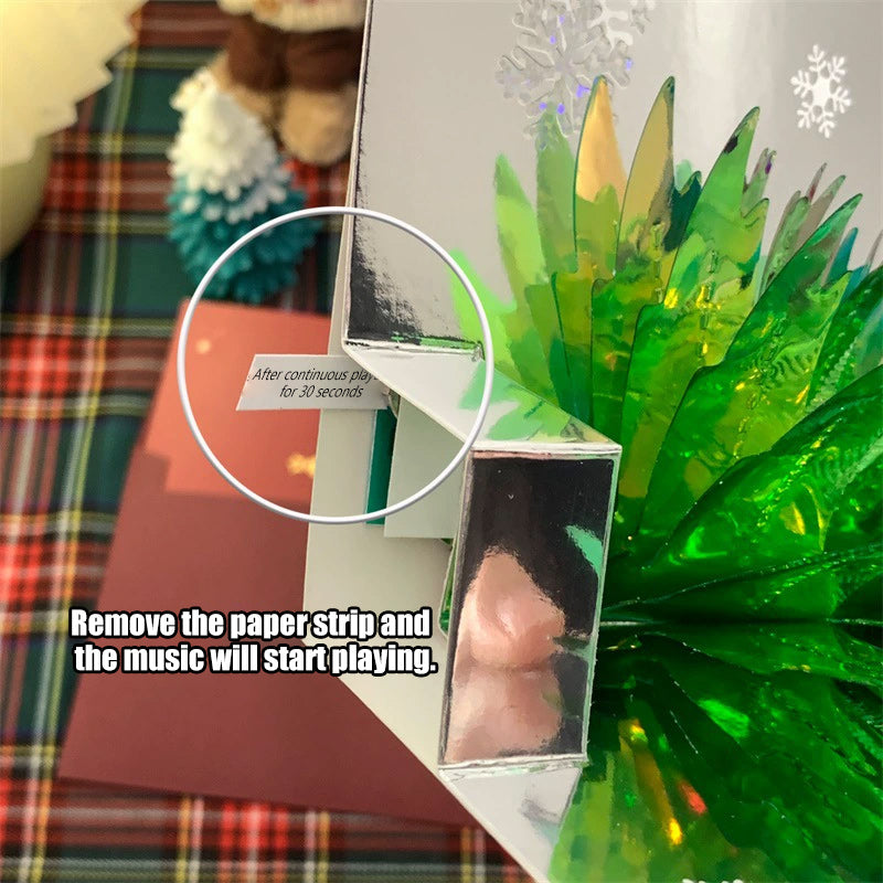 🎄 ✨ 3D Musical Christmas Card – A Holiday Moment That Comes Alive! ✨