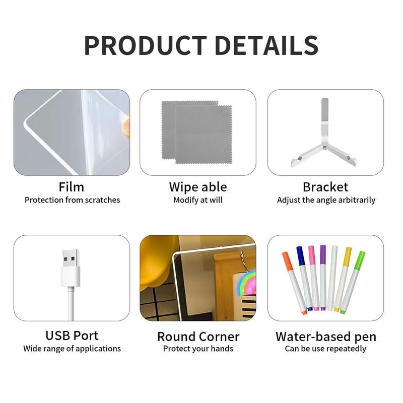 🎅The perfect gift for this Christmas🎁Creative Rewritable Acrylic LED Message Board 🎨