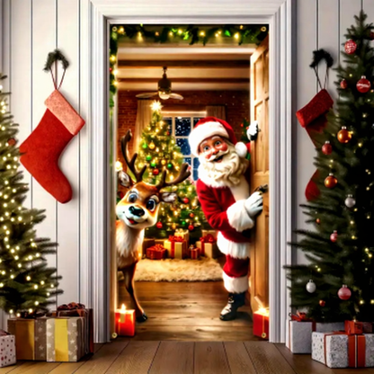 🔥Christmas Sale - Limited Time Offer 💥| Giant 90x180cm Decoration | Ultra-Realistic Christmas Banner