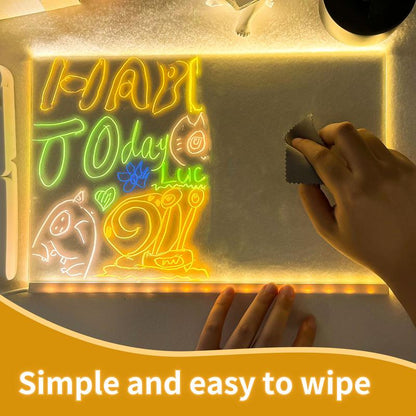 🎅The perfect gift for this Christmas🎁Creative Rewritable Acrylic LED Message Board 🎨