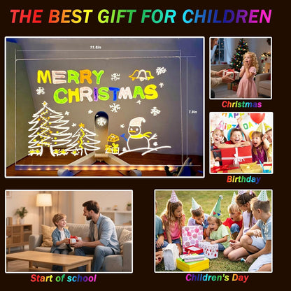 🎅The perfect gift for this Christmas🎁Creative Rewritable Acrylic LED Message Board 🎨