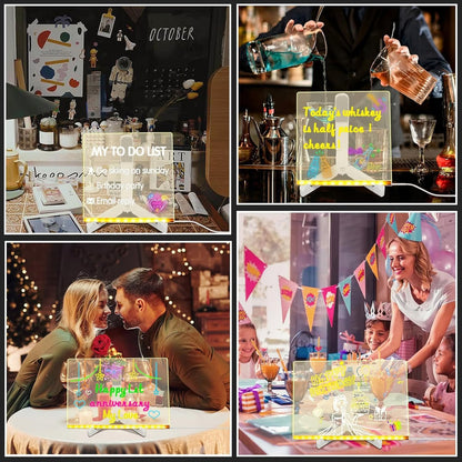 🎅The perfect gift for this Christmas🎁Creative Rewritable Acrylic LED Message Board 🎨