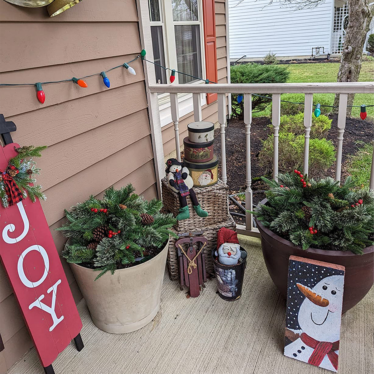 🎄Final Hours! 60% OFF✨ Pre-lit Christmas Tree Urn Filler — Instant Holiday Glow