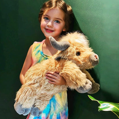 🧸Cute Cartoon weighted & heated Highland Cow