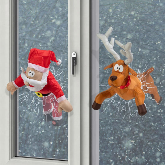 🎉Santa Claus and his friends broke in through the window
