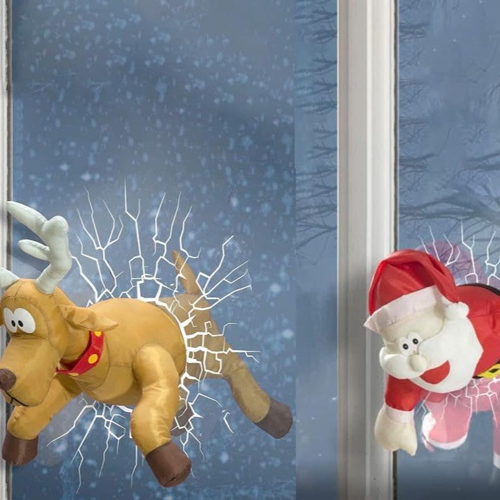 🎉Santa Claus and his friends broke in through the window