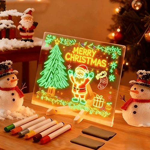 🎅The perfect gift for this Christmas🎁Creative Rewritable Acrylic LED Message Board 🎨